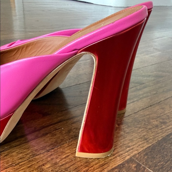 Malone Souliers Pink and Red Platform Heels - Picture 7 of 15